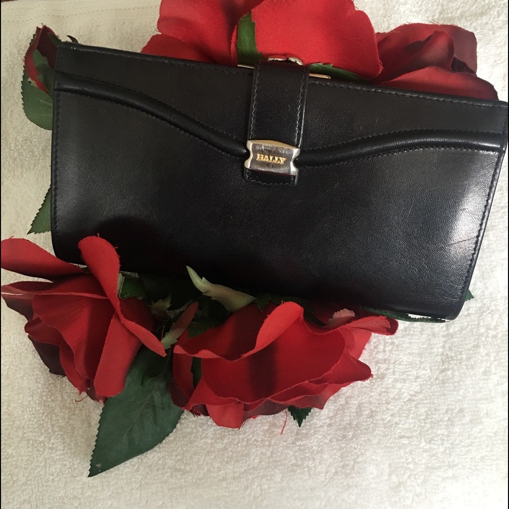 Black Bally wallet